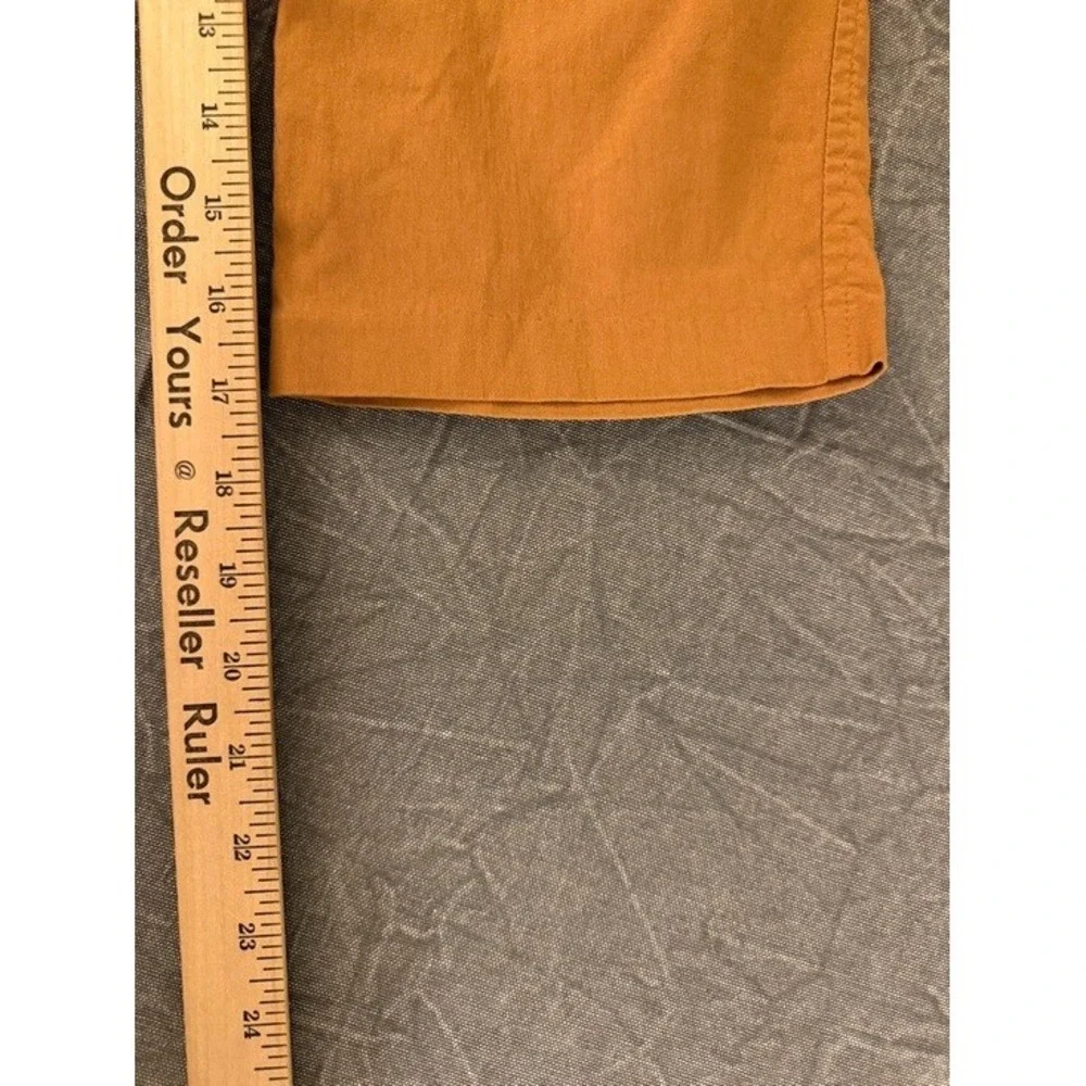 Jamie Sadock Womens Tan Brown Cargo Capri Pants Size‎ 4 Utility Cropped Trousers